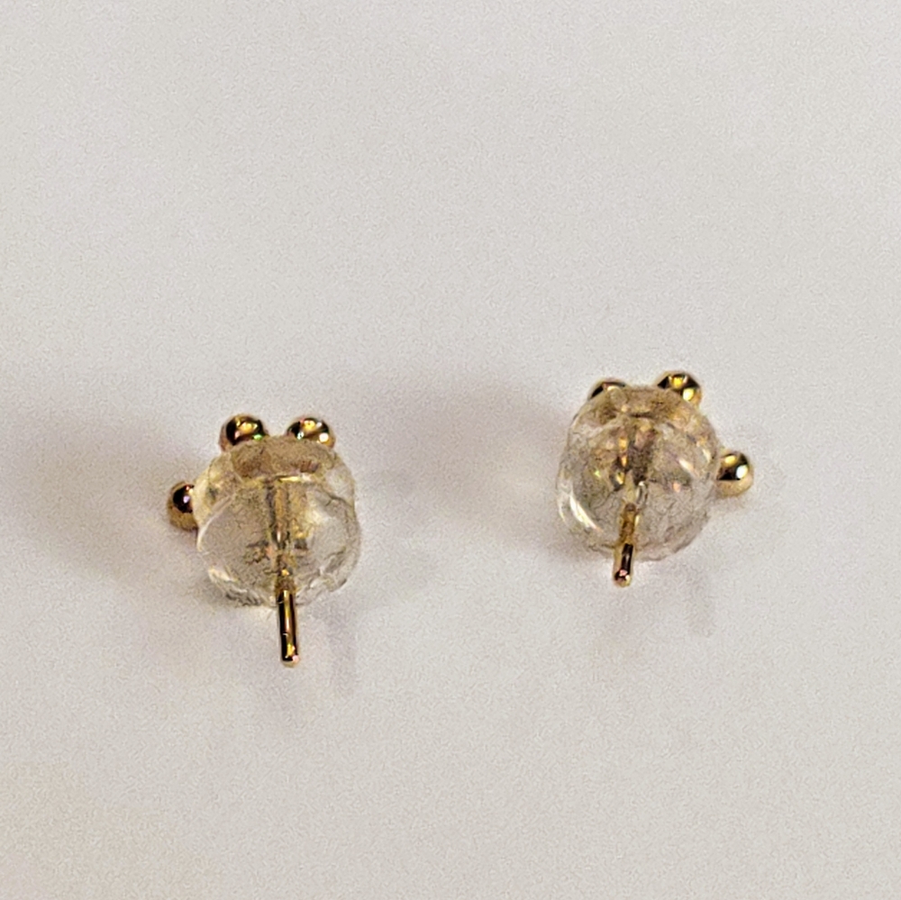 SOLD Bony Levy NEW 14k gold cross stud earrings - Picture 3 of 5
